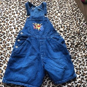 Winne the poo vintage overalls